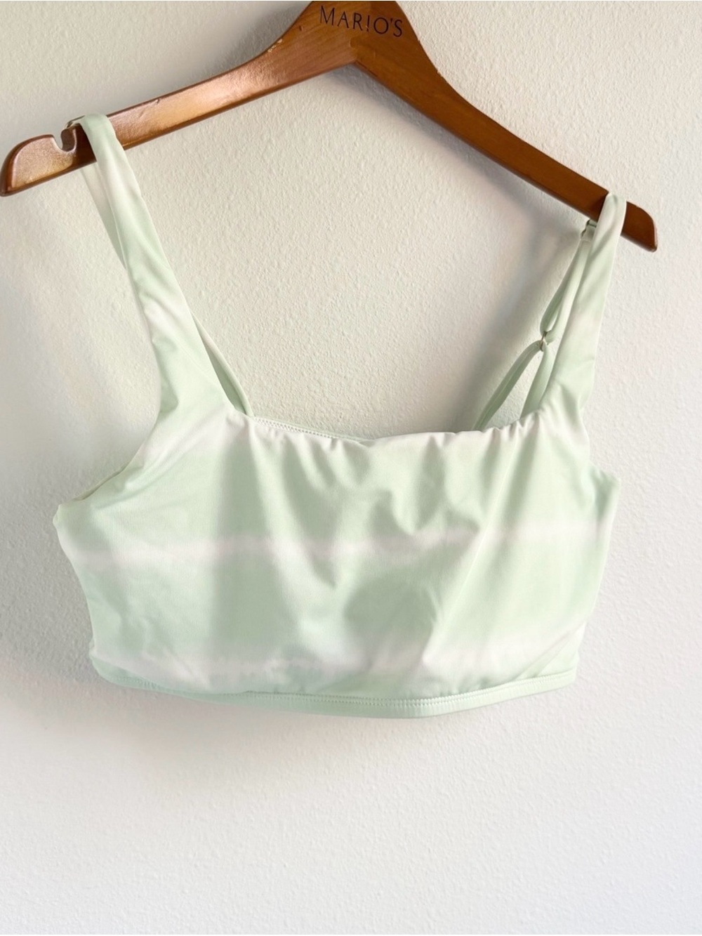 CARVE DESIGNS Cardiff Bikini Top in Frost Tie Dye Size XL